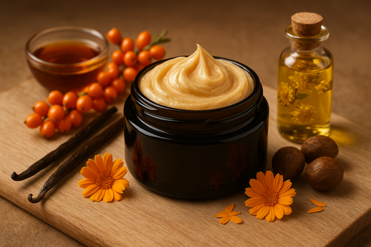 Postpartum Tallow Belly Balm – Vanilla & Botanicals