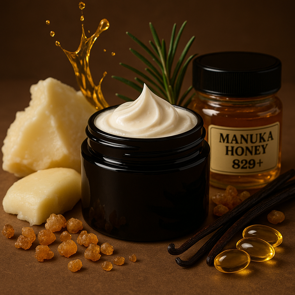 ✨ Frankincense & Vanilla Tallow Face Cream – Hydrating Anti-Aging Moisturizer ✨