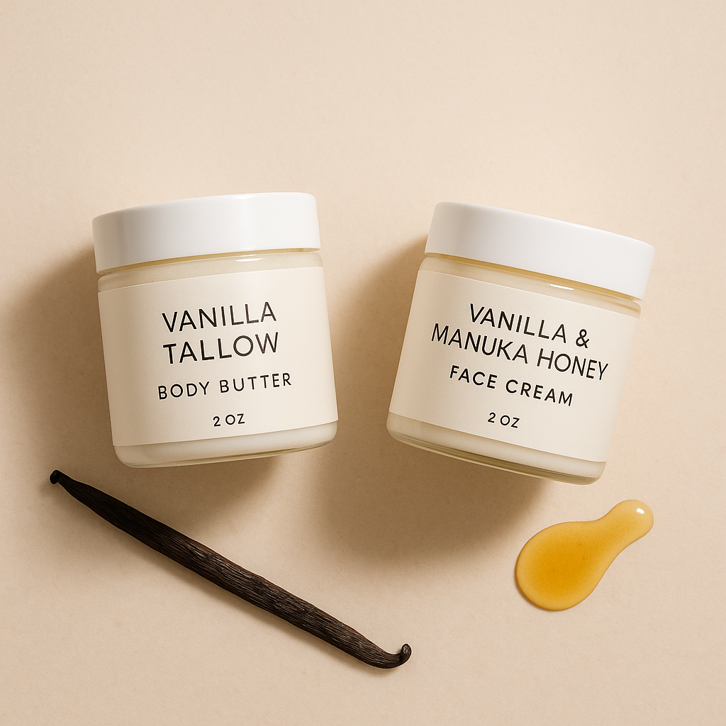 Cost-effective Vanilla Tallow Body Butter & Face Cream
